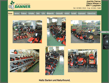 Tablet Screenshot of danner-gartentechnik.de
